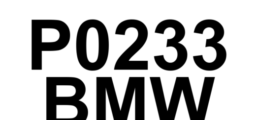 DTC P0233 BMW - Definição em inglês: Fuel Pump Secondary Circuit Intermittent Definição em Português: Circuito Secundário da Bomba de Combustível - Intermitente.