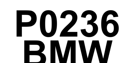 DTC P0236 BMW - Definição em inglês: Turbocharger/Supercharger Boost Sensor 'A' Circuit Range/Performance Definição em Português: Sensor de pressão do turbocompressor/supercompressor 'A' - Faixa/Desempenho do circuito