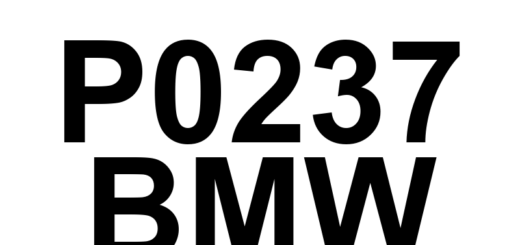 DTC P0237 BMW - Definição em inglês: Turbocharger/Supercharger Boost Sensor 'A' Circuit Low Definição em Português: Sensor de Pressão do Turbo/Supercompressor 'A' - Circuito Baixo.