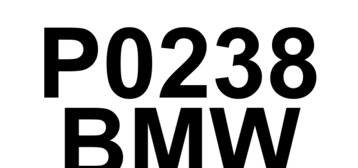DTC P0238 BMW - Definição em inglês: Turbocharger/Supercharger Boost Sensor 'A' Circuit High Definição em Português: Sensor de Impulso do Turbo/Supercompressor 'A' - Circuito Alto