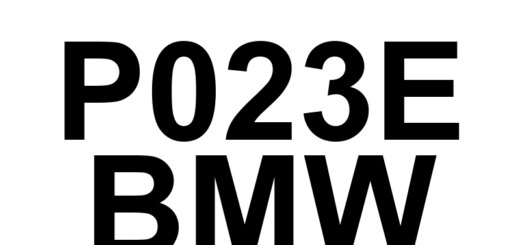 DTC P023E BMW - Definição em inglês: Manifold Absolute Pressure - Turbocharger/Supercharger Boost Sensor 'B' Correlation Definição em Português: Pressão Absoluta do Coletor - Correlação do Sensor de Impulso do Turboalimentador/Superalimentador 'B'