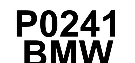 DTC P0241 BMW - Definição em inglês: Turbocharger/Supercharger Boost Sensor 'B' Circuit Low Definição em Português: Sensor de Pressão do Turbo/Supercompressor 'B' - Circuito Baixo