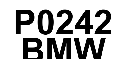 DTC P0242 BMW - Definição em inglês: Turbocharger/Supercharger Boost Sensor 'B' Circuit High Definição em Português: Sensor de Pressão do Turbo/Supercharger 'B' - Circuito com Alta Tensão