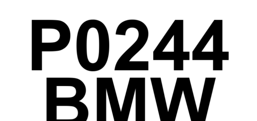 DTC P0244 BMW - Definição em inglês: Turbocharger/Supercharger Wastegate Solenoid 'A' Range/Performance Definição em Português: Solenoide da Wastegate do Turbo/Supercharger 'A' - Alcance/Desempenho