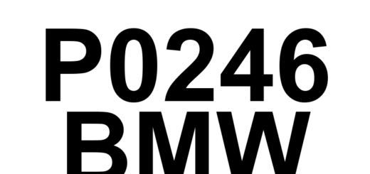 DTC P0246 BMW - Definição em inglês: Turbocharger/Supercharger Wastegate Aktuator 'A' High Definição em Português: Atuador da Válvula Wastegate do Turbo/Supercharger 'A' - Sinal Alto