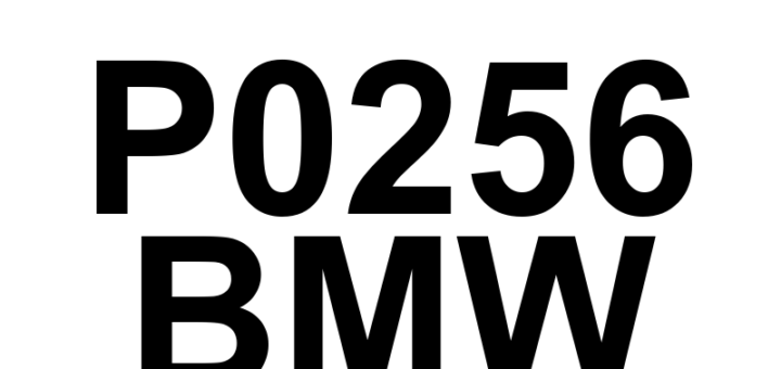 DTC P0256 BMW - Definição em inglês: Injection Pump Fuel Metering Control 'B' (Cam/Rotor/Injector) Definição em Português: Controle de Medição de Combustível da Bomba de Injeção 'B' (Came/Rotor/Injetor)