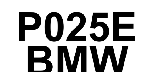 DTC P025E BMW - Definição em inglês: Turbocharger/Supercharger Boost Sensor 'A' Intermittent/Erratic Definição em Português: Sensor de Pressão do Turbo/Supercompressor 'A' - Intermitente/Inconstante