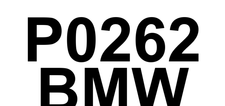DTC P0262 BMW - Definição em inglês: Cylinder 1 Injector 'A' Circuit High Definição em Português: Injetor do Cilindro 1 'A' - Circuito com Alta Tensão