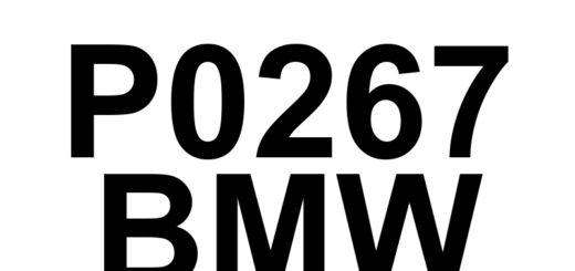 DTC P0267 BMW - Definição em inglês: Cylinder 3 Injector 'A' Circuit Low Definição em Português: Circuito do injetor 'A' do cilindro 3 - Tensão baixa.
