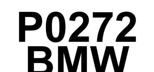 DTC P0272 BMW - Definição em inglês: Cylinder 4 Contribution/Balance Definição em Português: Cilindro 4 - Contribuição/Equilíbrio
