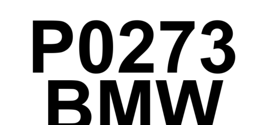 DTC P0273 BMW - Definição em inglês: Cylinder 5 Injector 'A' Circuit Low Definição em Português: Circuito do Injetor 'A' do Cilindro 5 - Baixa Tensão