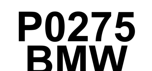 DTC P0275 BMW - Definição em inglês: Cylinder 5 Contribution/Balance Definição em Português: Cilindro 5 - Contribuição/Balanceamento (Cilindro 5)