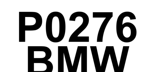 DTC P0276 BMW - Definição em inglês: Cylinder 6 Injector 'A' Circuit Low Definição em Português: Circuito do Injetor 'A' do Cilindro 6 - Baixa Tensão