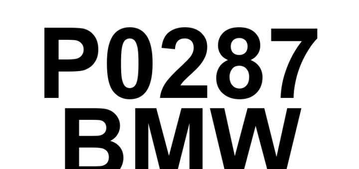 DTC P0287 BMW - Definição em inglês: Cylinder 9 Contribution/Balance Definição em Português: Cilindro 9 - Contribuição/Equilíbrio
