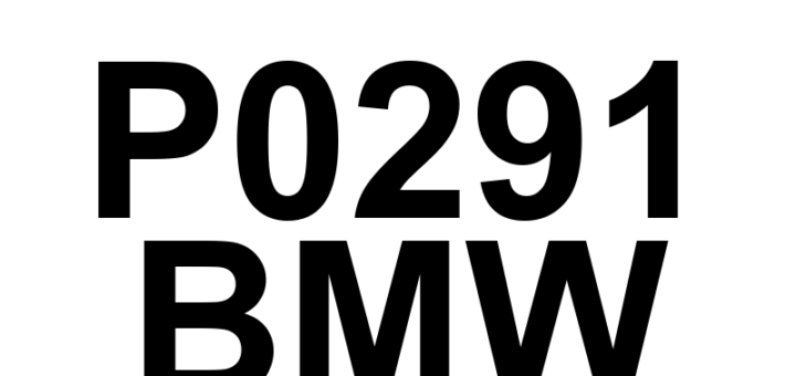 DTC P0291 BMW - Definição em inglês: Cylinder 11 Injector 'A' Circuit Low Definição em Português: Circuito do Injetor do Cilindro 11 'A' - Tensão Baixa
