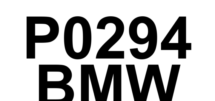 DTC P0294 BMW - Definição em inglês: Cylinder 12 Injector 'A' Circuit Low Definição em Português: Circuito do injetor 'A' do cilindro 12 - Baixa tensão