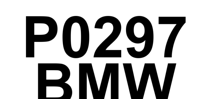 DTC P0297 BMW - Definição em inglês: Vehicle Overspeed Condition Definição em Português: Condição de Velocidade Excessiva do Veículo.