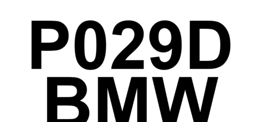 DTC P029D BMW - Definição em inglês: Cylinder 1 - Injector Leaking Definição em Português: Injetor do cilindro 1 - Vazamento detectado