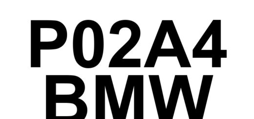 DTC P02A4 BMW - Definição em inglês: Cylinder 3 - Injector Restricted Definição em Português: Injetor do Cilindro 3 - Restrição Detectada