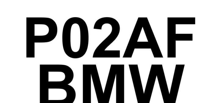 DTC P02AF BMW - Definição em inglês: Cylinder 6 - Fuel Trim at Min Limit Definição em Português: Cilindro 6 - Ajuste de Combustível no Limite Mínimo