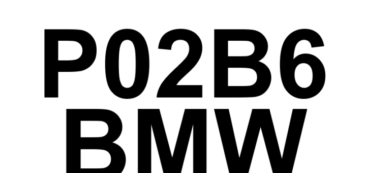 DTC P02B6 BMW - Definição em inglês: Cylinder 8 - Fuel Trim at Max Limit Definição em Português: Cilindro 8 - Ajuste de Combustível no Limite Máximo