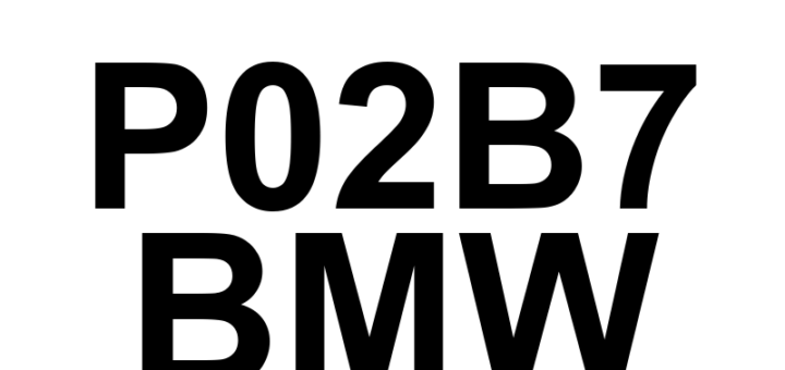 DTC P02B7 BMW - Definição em inglês: Cylinder 8 - Fuel Trim at Min Limit Definição em Português: Cilindro 8 - Ajuste de Combustível no Limite Mínimo