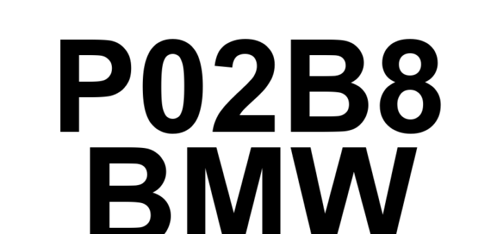 DTC P02B8 BMW - Definição em inglês: Cylinder 8 - Injector Restricted Definição em Português: Injetor do cilindro 8 - Restrição detectada