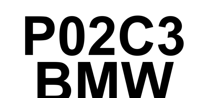 DTC P02C3 BMW - Definição em inglês: Cylinder 11 - Fuel Trim at Min Limit Definição em Português: Cilindro 11 - Ajuste de Combustível no Limite Mínimo