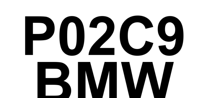 DTC P02C9 BMW - Definição em inglês: Cylinder 12 - Injector Leaking Definição em Português: Injetor do Cilindro 12 - Vazamento