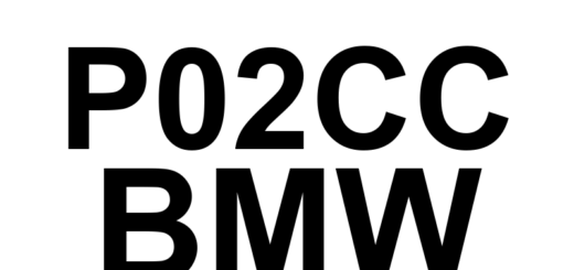 DTC P02CC BMW - Definição em inglês: Cylinder 1 Fuel Injector Offset Learning at Min Limit Definição em Português: Injetor de Combustível do Cilindro 1 - Ajuste de Offset no Limite Mínimo.