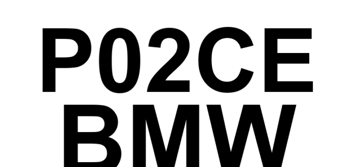 DTC P02CE BMW - Definição em inglês: Cylinder 2 Fuel Injector Offset Learning at Min Limit Definição em Português: Injetor de Combustível do Cilindro 2 - Aprendizado de Compensação no Limite Mínimo