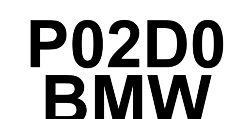 DTC P02D0 BMW - Definição em inglês: Cylinder 3 Fuel Injector Offset Learning at Min Limit Definição em Português: Injetor de Combustível do Cilindro 3 - Aprendizagem de Offset no Limite Mínimo.