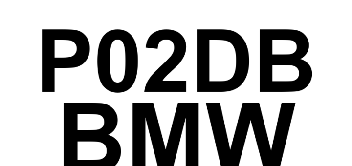 DTC P02DB BMW - Definição em inglês: Cylinder 8 Fuel Injector Offset Learning at Max Limit Definição em Português: Injetor de combustível do cilindro 8 - Aprendizado de compensação no limite máximo