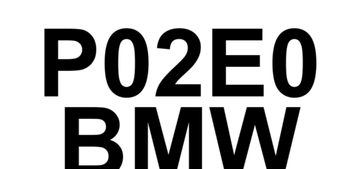 DTC P02E0 BMW - Definição em inglês: Diesel Intake Air Flow Control Circuit/Open Definição em Português: Circuito de Controle do Fluxo de Ar de Admissão do Diesel - Circuito Aberto/Defeito