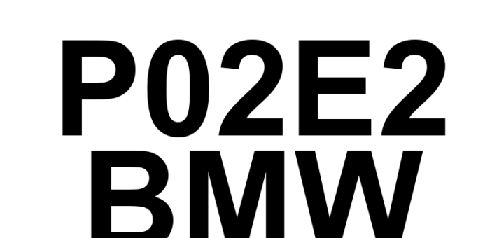 DTC P02E2 BMW - Definição em inglês: Diesel Intake Air Flow Control Circuit Low Definição em Português: Circuito de Controle do Fluxo de Ar de Admissão do Diesel - Baixa Tensão