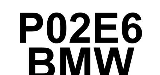 DTC P02E6 BMW - Definição em inglês: Diesel Intake Air Flow Position Sensor Circuit Definição em Português: Circuito do Sensor de Posição do Fluxo de Ar de Entrada do Diesel - Problema detectado