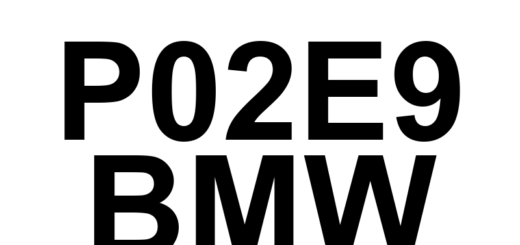 DTC P02E9 BMW - Definição em inglês: Diesel Intake Air Flow Position Sensor Circuit High Definição em Português: Sensor de Posição do Fluxo de Ar de Admissão do Diesel - Circuito Alto