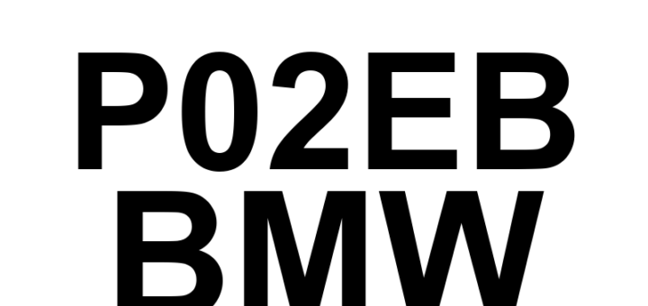 DTC P02EB BMW - Definição em inglês: Diesel Intake Air Flow Control Motor Current Range/Performance Definição em Português: Motor de Controle de Fluxo de Ar de Admissão Diesel - Faixa/Desempenho de Corrente
