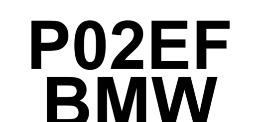 DTC P02EF BMW - Definição em inglês: Cylinder 2 Injector Circuit Range/Performance Definição em Português: Circuito do injetor do cilindro 2 - Faixa/Desempenho