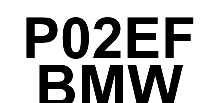 DTC P02EF BMW - Definição em inglês: Cylinder 2 Injector Circuit Range/Performance Definição em Português: Circuito do injetor do cilindro 2 - Faixa/Desempenho