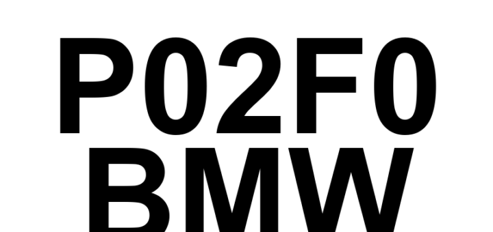 DTC P02F0 BMW - Definição em inglês: Cylinder 3 Injector Circuit Range/Performance Definição em Português: Circuito do Injetor do Cilindro 3 - Faixa/Desempenho