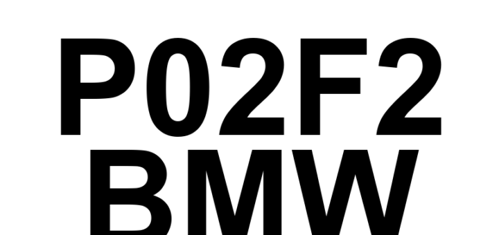 DTC P02F2 BMW - Definição em inglês: Cylinder 5 Injector Circuit Range/Performance Definição em Português: Circuito do Injetor do Cilindro 5 - Faixa/Desempenho