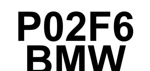 DTC P02F6 BMW - Definição em inglês: Cylinder 9 Injector Circuit Range/Performance Definição em Português: Circuito do Injetor do Cilindro 9 - Alcance/Desempenho
