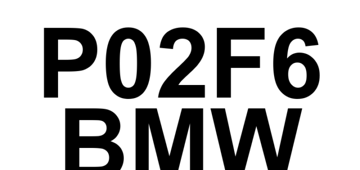 DTC P02F6 BMW - Definição em inglês: Cylinder 9 Injector Circuit Range/Performance Definição em Português: Circuito do Injetor do Cilindro 9 - Alcance/Desempenho