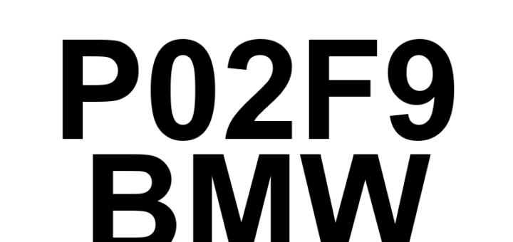 DTC P02F9 BMW - Definição em inglês: Cylinder 12 Injector Circuit Range/Performance Definição em Português: Circuito do injetor do cilindro 12 - Desempenho/Intervalo operacional