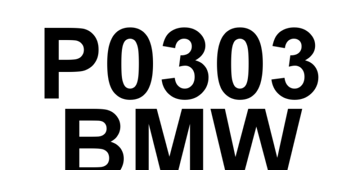 DTC P0303 BMW - Definição em inglês: Cylinder 3 Misfire Detected Definição em Português: Cilindro 3 - Falha de ignição detectada