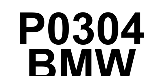 DTC P0304 BMW - Definição em inglês: Cylinder 4 Misfire Detected Definição em Português: Cilindro 4 - Falha de ignição detectada