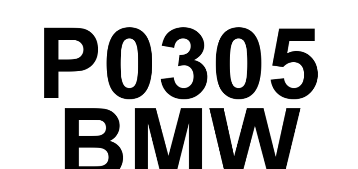 DTC P0305 BMW - Definição em inglês: Cylinder 5 Misfire Detected Definição em Português: Cilindro 5 - Falha de Ignição Detectada