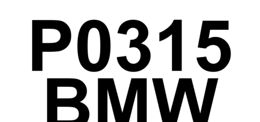 DTC P0315 BMW - Definição em inglês: Crankshaft Position System Variation Not Learned Definição em Português: Sistema de Posição do Virabrequim - Variação Não Aprendida