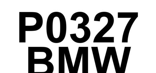 DTC P0327 BMW - Definição em inglês: Knock/Combustion Vibration Sensor 1 Circuit Low (Bank 1 or Single Sensor) Definição em Português: Sensor de Detonação/Vibração de Combustão 1 - Circuito Baixo (Banco 1 ou Sensor Único)